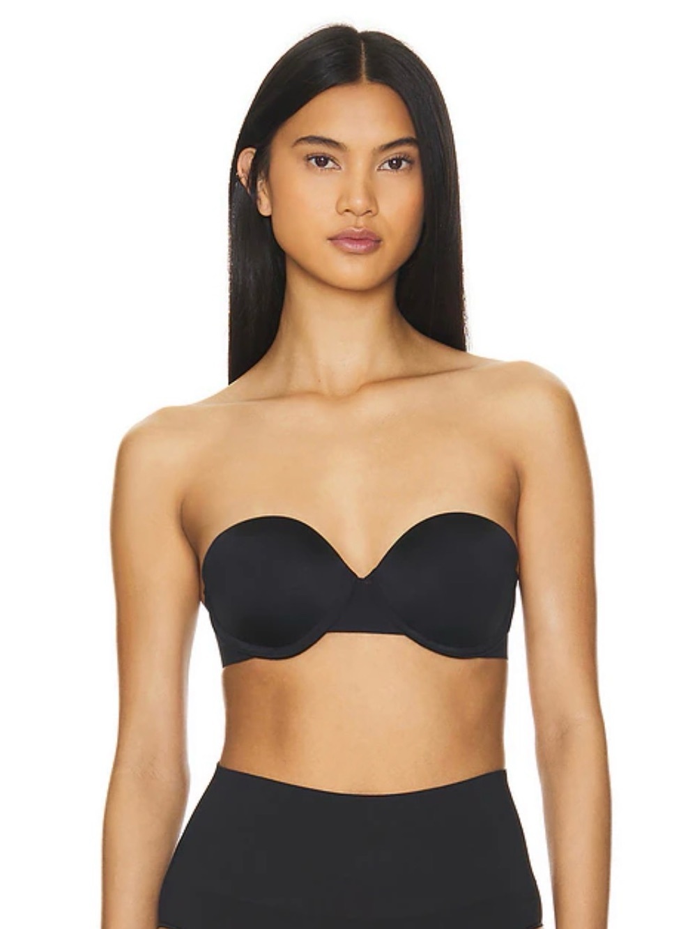 NWT SPANX SPANXsmooth Suit Your Fancy Strapless Bra in Very Black 34B 30100R